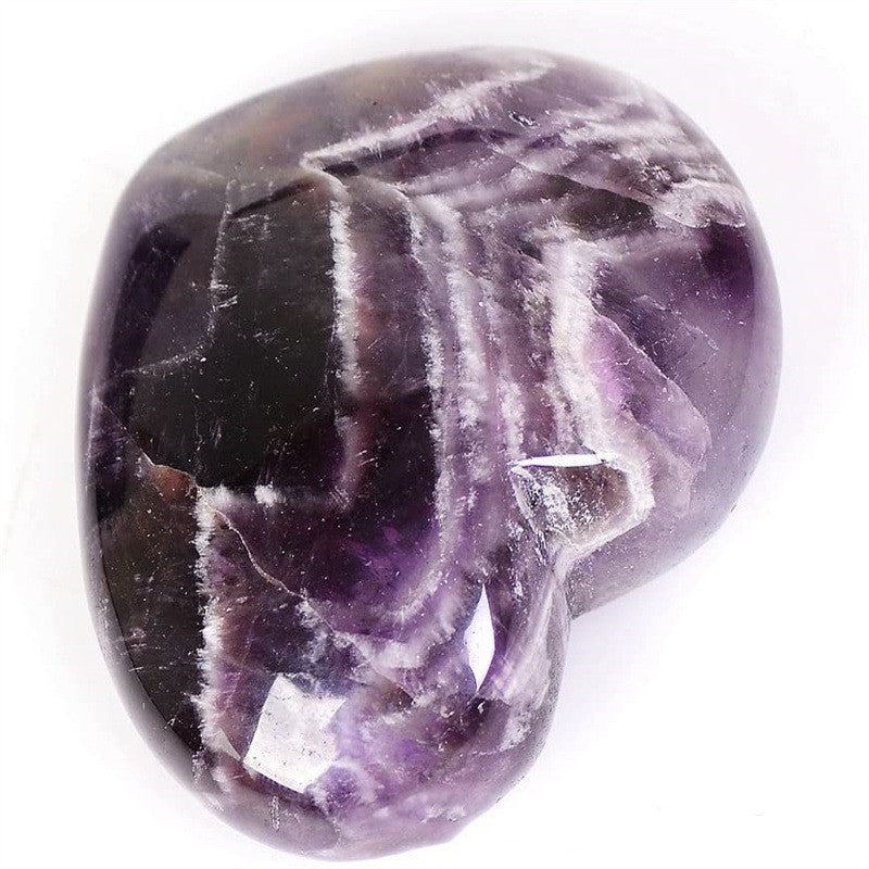 Love Stone Amethyst Heart K9