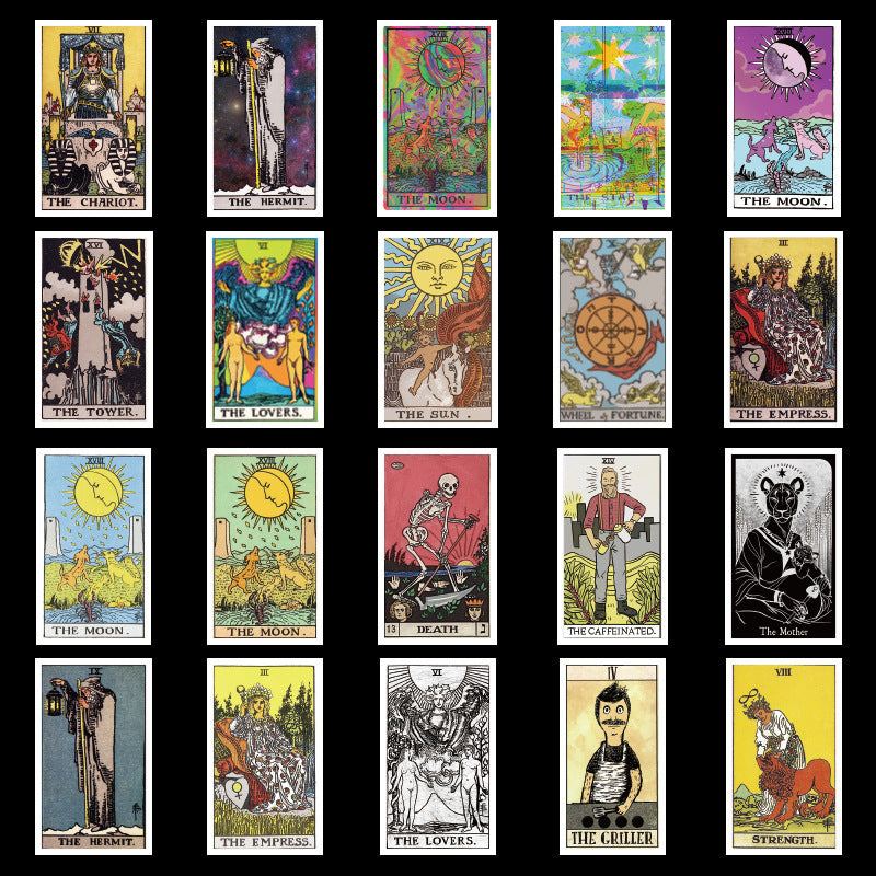 Glossy Tarot Card Stickers