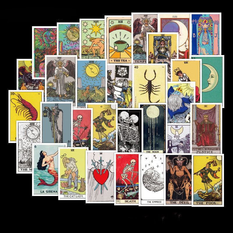 Glossy Tarot Card Stickers