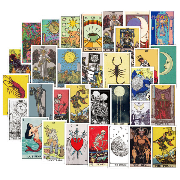 Glossy Tarot Card Stickers