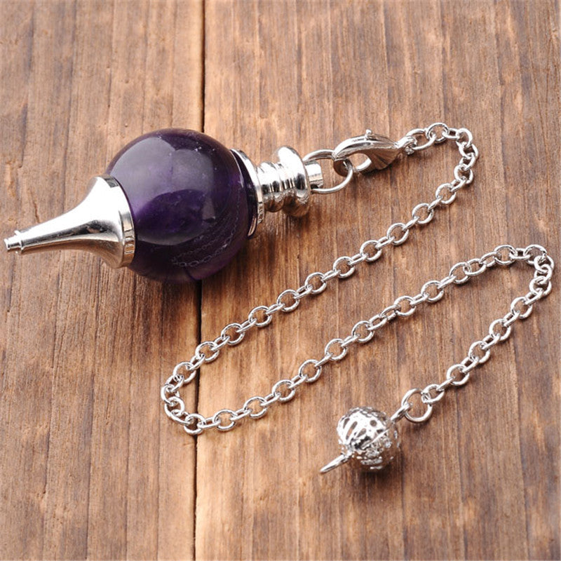 Pink Amethyst Crystal Pendulum