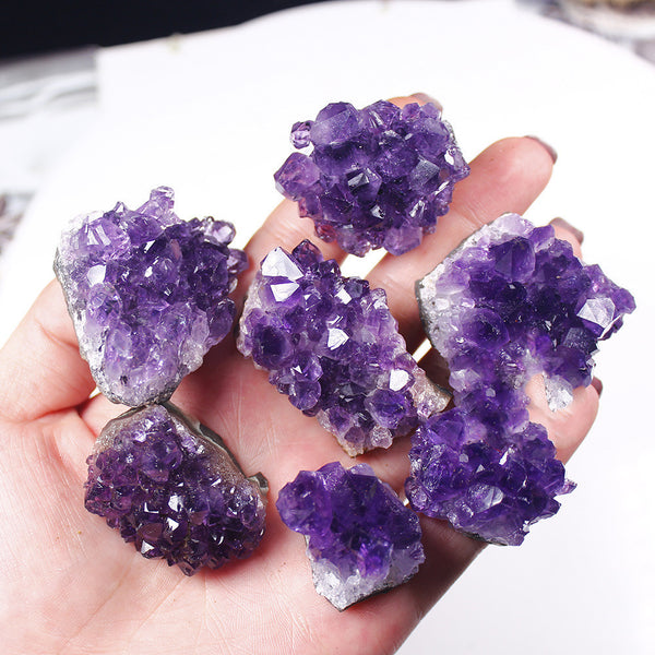 Natural Amethyst Cluster Ornaments