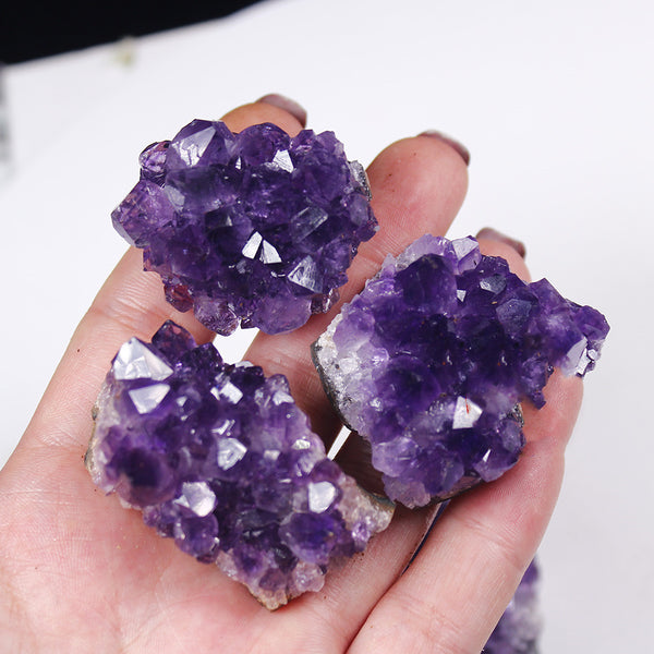 Natural Amethyst Cluster Ornaments