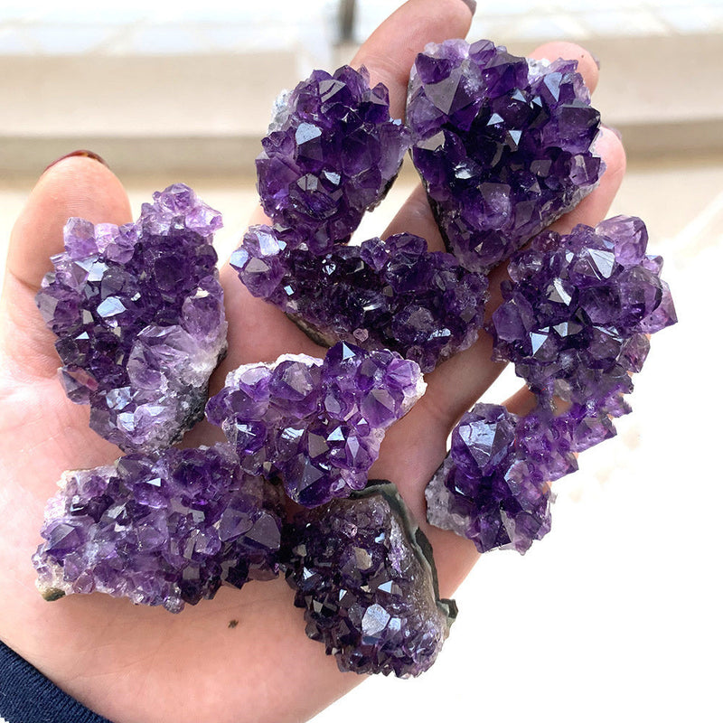 Natural Amethyst Cluster Ornaments