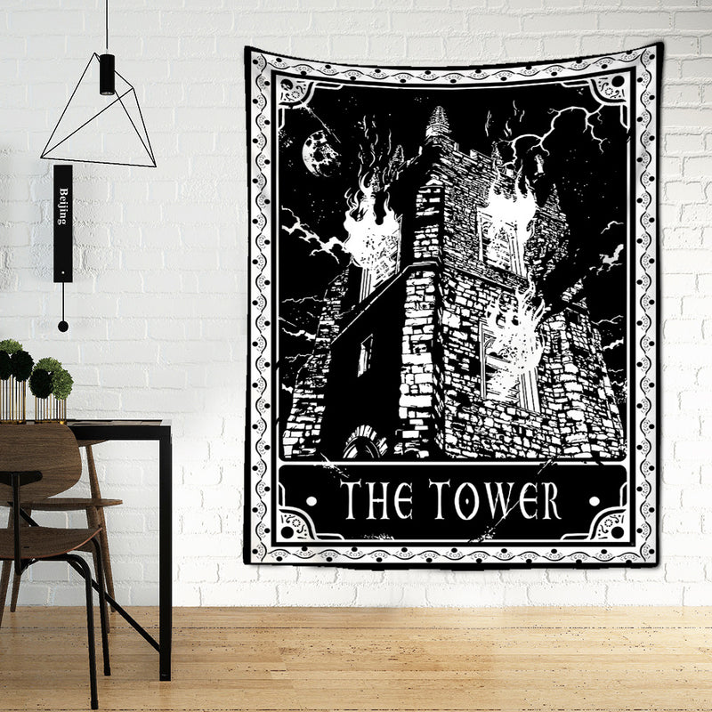 Black Tarot Tapestry