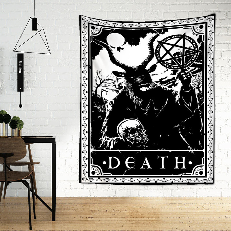 Black Tarot Tapestry