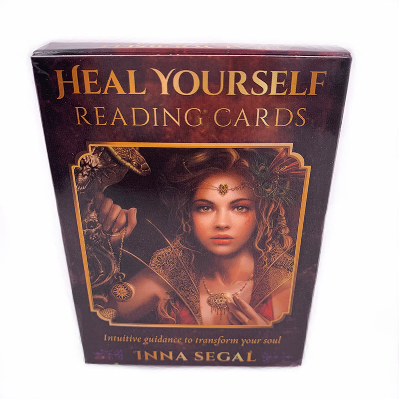 Heal yourself oracle cartoon spirit tarot card