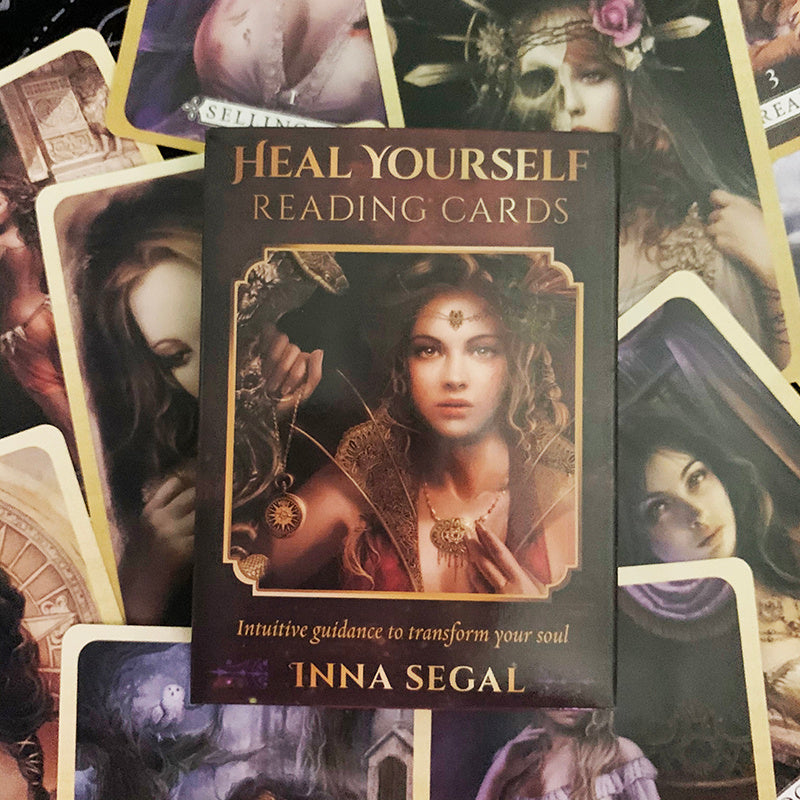 Heal yourself oracle cartoon spirit tarot card