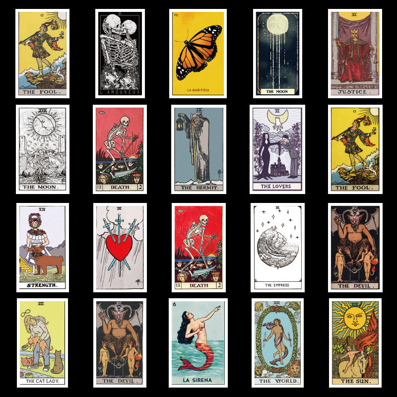 Glossy Tarot Card Stickers