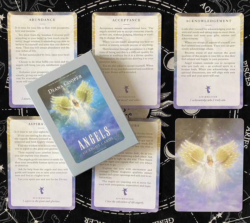 Animal Spirit Light Angel Goddess Dream Oracle Card