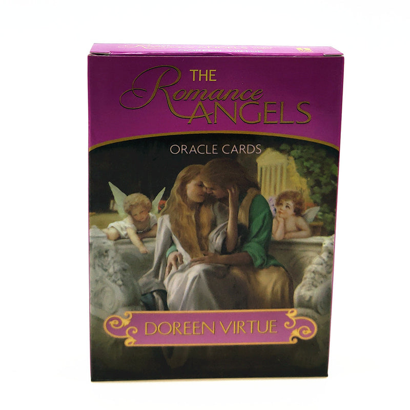 Gold-plated English Romantic Angel Oracle Card