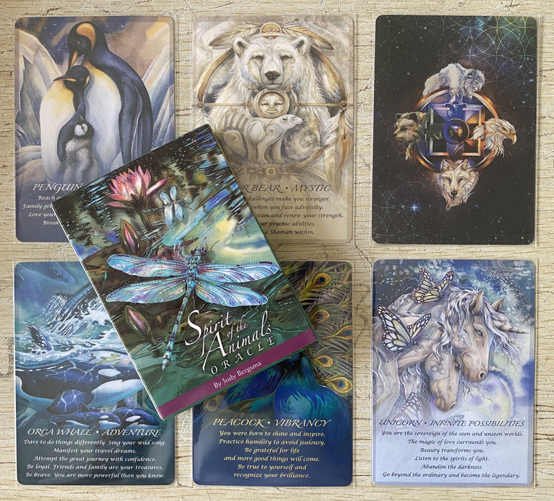 Animal Spirit Light Angel Goddess Dream Oracle Card