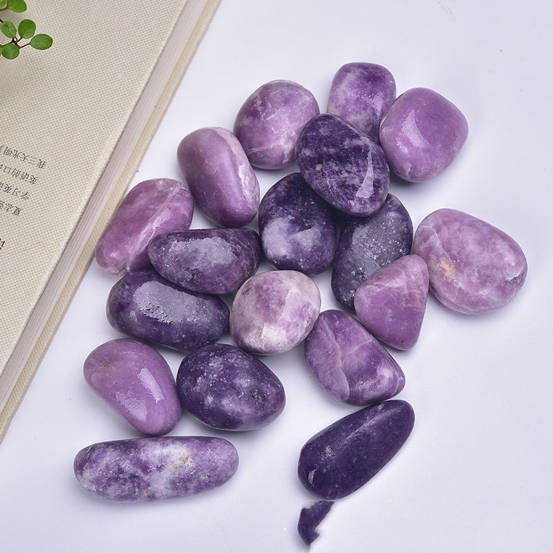 Natural Lepidolite Crystal Tumbles