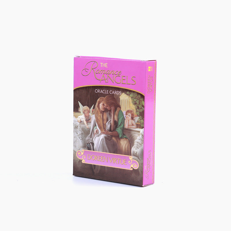 Gold-plated English Romantic Angel Oracle Card