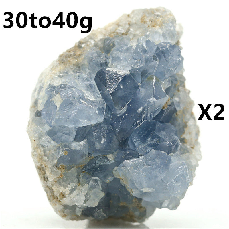 Blue Azurite Crystal Chunk 3-5cm