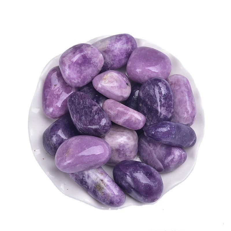 Natural Lepidolite Crystal Tumbles