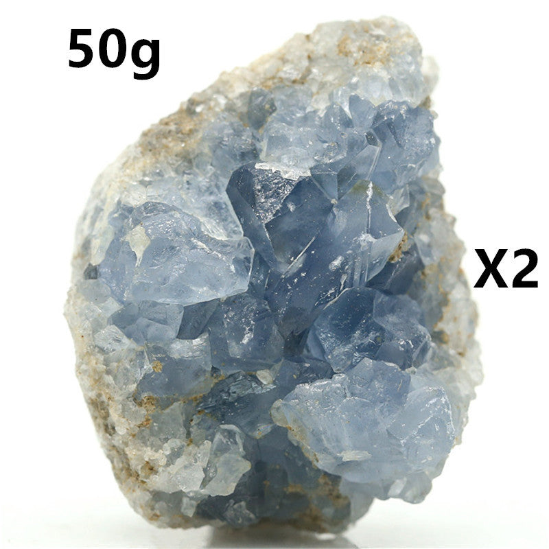 Blue Azurite Crystal Chunk 3-5cm