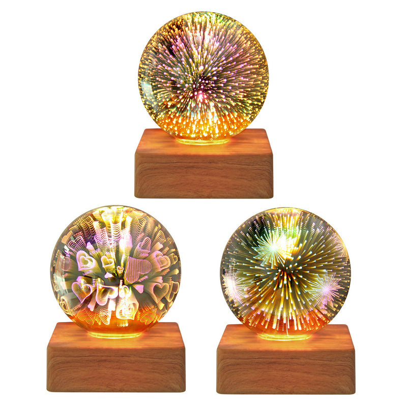 Firework Crystal Night Light